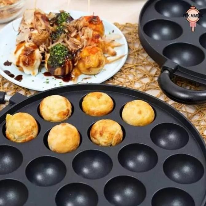 Cetakan Kue Takoyaki | Martabak Mini | Serabi | Kue Pancong Cake Pan