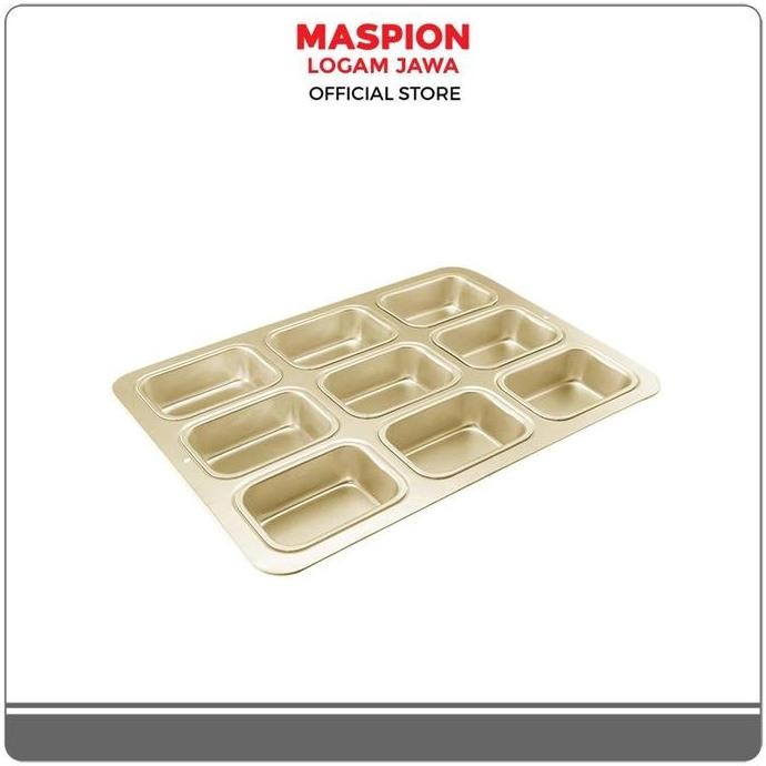 Maspion Logam Jawa Loaf Pan 9 Hole Loyang Alumunium