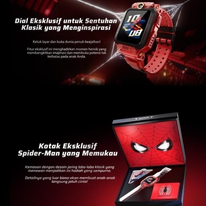 IMOO Watch Phone Z7 Spiderman Limited Edition | Smartwatch Jam Tangan Pintar Anak