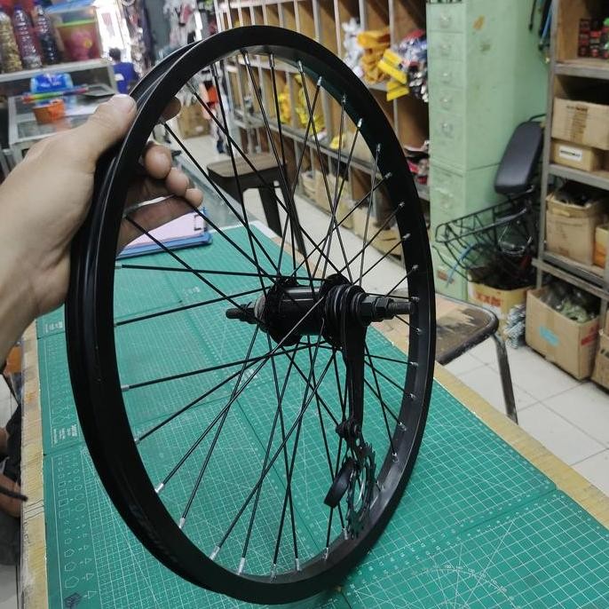 Velg 20 Torpedo 36 hole Hitam