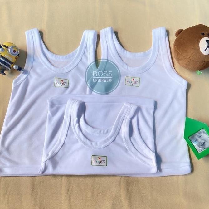 DT30 >> [3PCS] Singlet Anak Sekolah bahan halus, Singlet Anak Size besar, Singlet big size, Singlet 