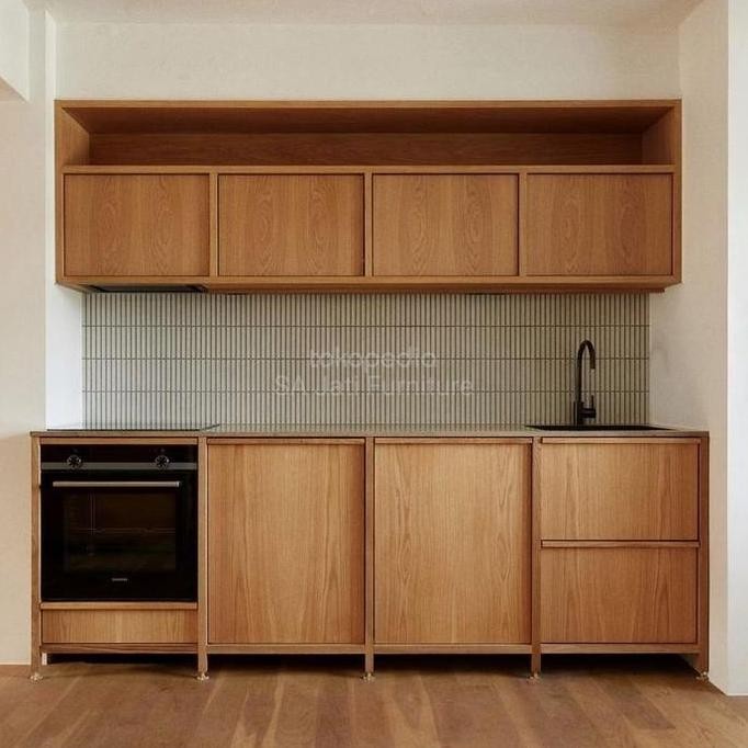 Kitchen set jati minimalis - Kitchen set jati terbaru - Rak Dapur jati