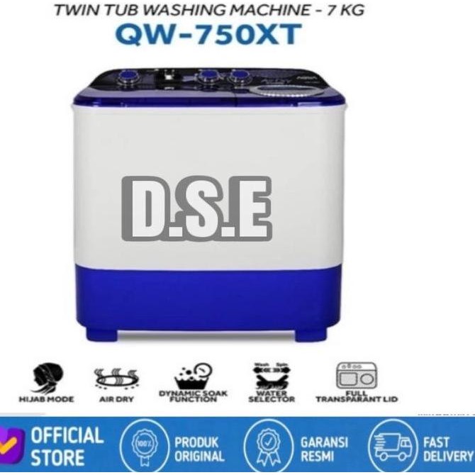 Mesin Cuci AQUA AQW - 755 XT 7Kg