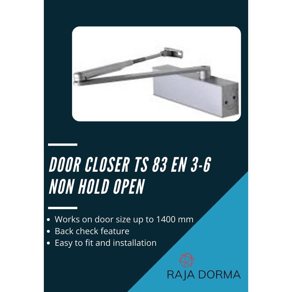 Door Closer Dorma Ts 83/En3-6/Silver