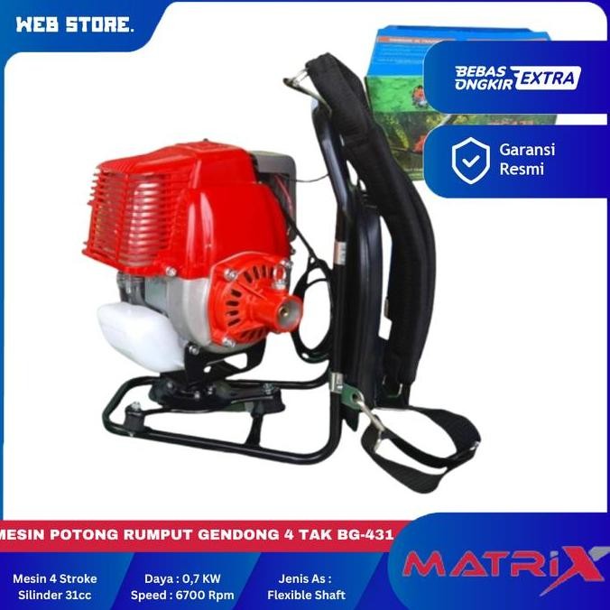 JERICOMM Potong Rumput 4 Tak BG 431 Brush Cutter BG-431 2 TAK 431 MATRIX