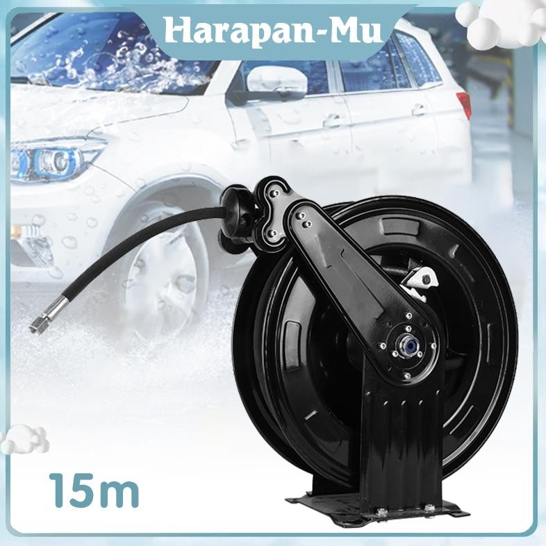ELIYU- Hose Reel Selang Air 15m Penggulung Selang Heavy Hose Reel Gulung Selang Air Termasuk Hose