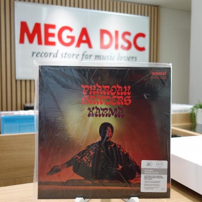 LP Pharoah Sanders - Karma Album Vinyl Piringan Hitam PH Rare Koleksi Original