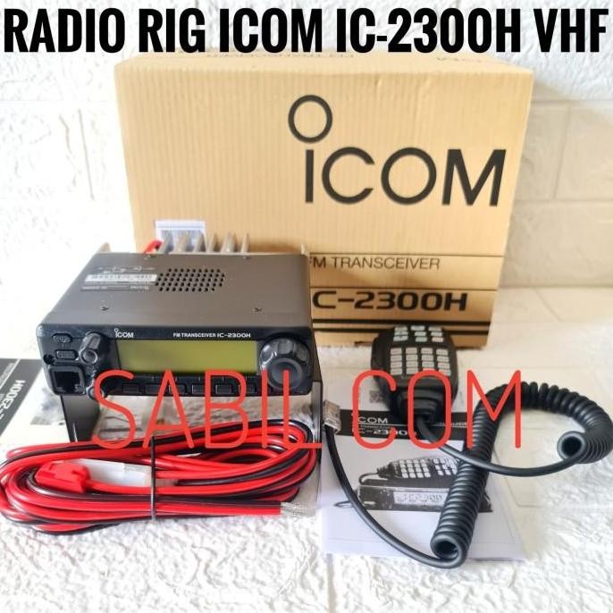 RADIO RIG ICOM IC 2300H VHF / RIG ICOM 2300 ORIGINAL GARANSI RESMI
