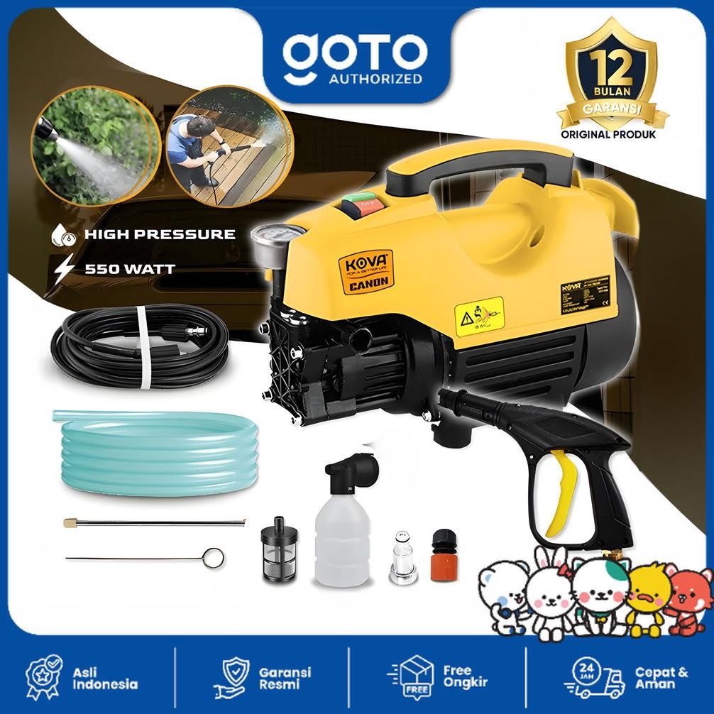 Kova Canon Jet Cleaner High Pressure Alat Steam Mesin Cuci Mobil Motor