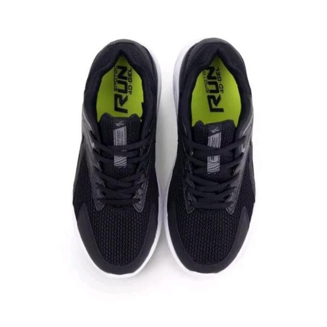 Spotec Sepatu Running Spotec Calvin Hitam Putih