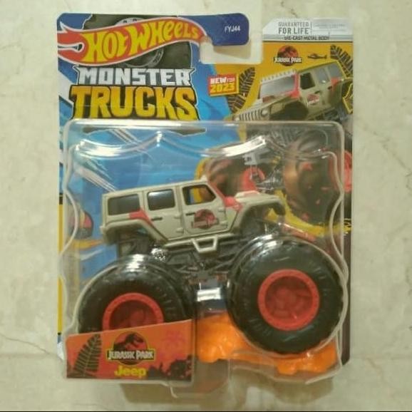 hotwheels monster trucks jurassic park jeep