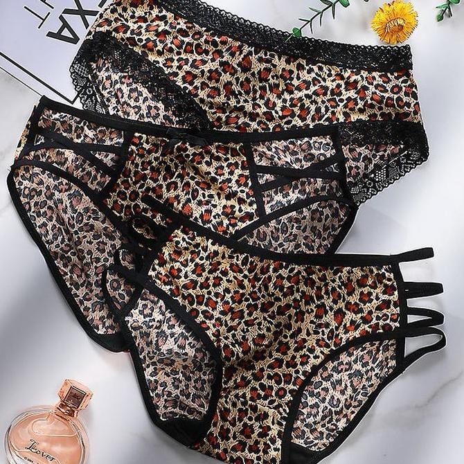 Promo Style Underwear - Cd Seksi Transparan Motif Leopard Cod