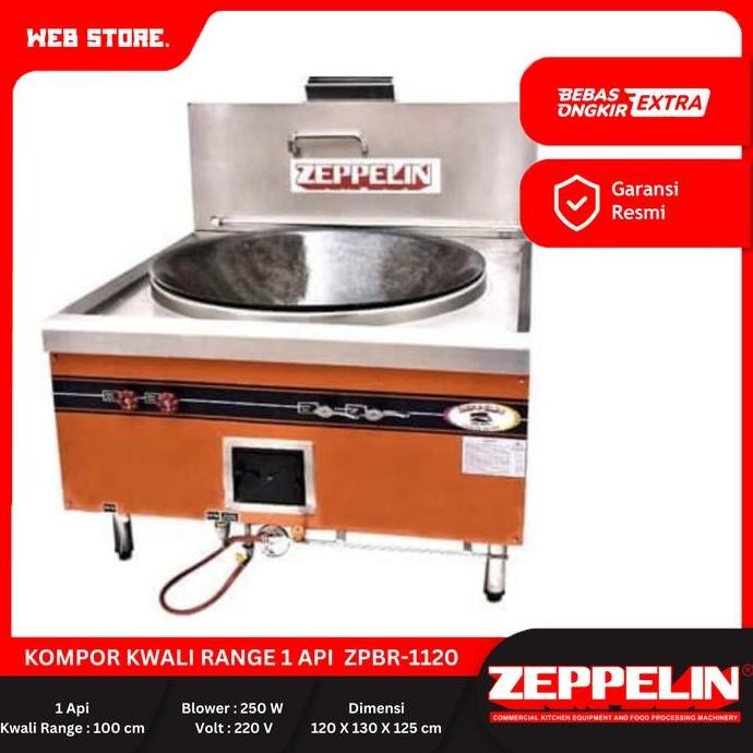 CORVUS Kompor Kwali Range 1 Tungku ZPBR-1120 Zeppelin