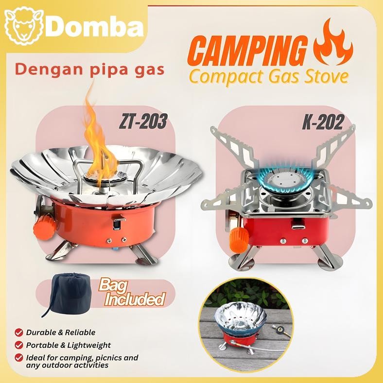 CORVUS- Kompor Portable Camping/kompor Mini Camping/kompor Kecil Camping/kompor Lipat Camping/kompor