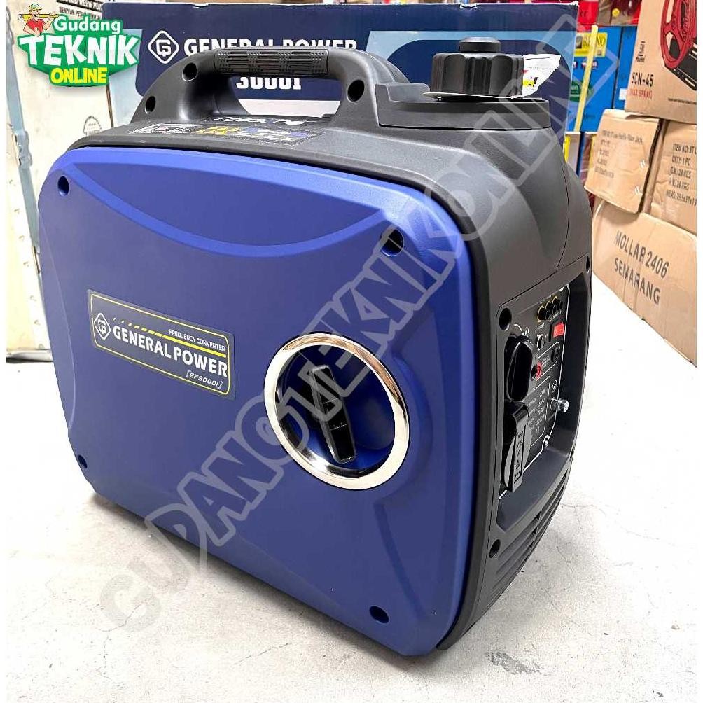 albertGokil GENERAL Genset Silent 1800W GENERAL POWER EF3000I 4TAK Inverter / Power Generator Portab