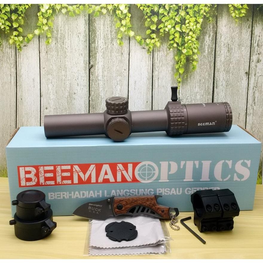 FEVERFEW Telescope Beeman Optics 1-6x24 IR Wolf Brown / Teleskop Buntung Beeman