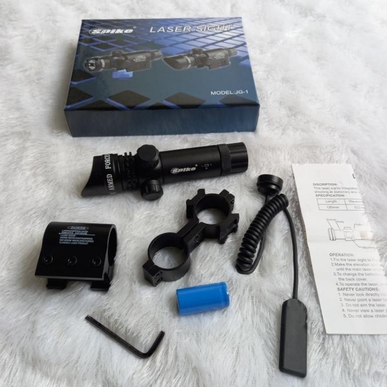 FEVERFEW Laser teleskop spike nyala hijau