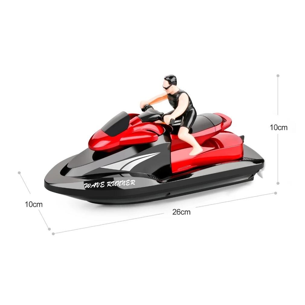 Mainan RC Jet Ski Surfer High Speed RC jet Ski Motorboat 2.4GHZ 20KM/H Remote Control Speedboat  RC 