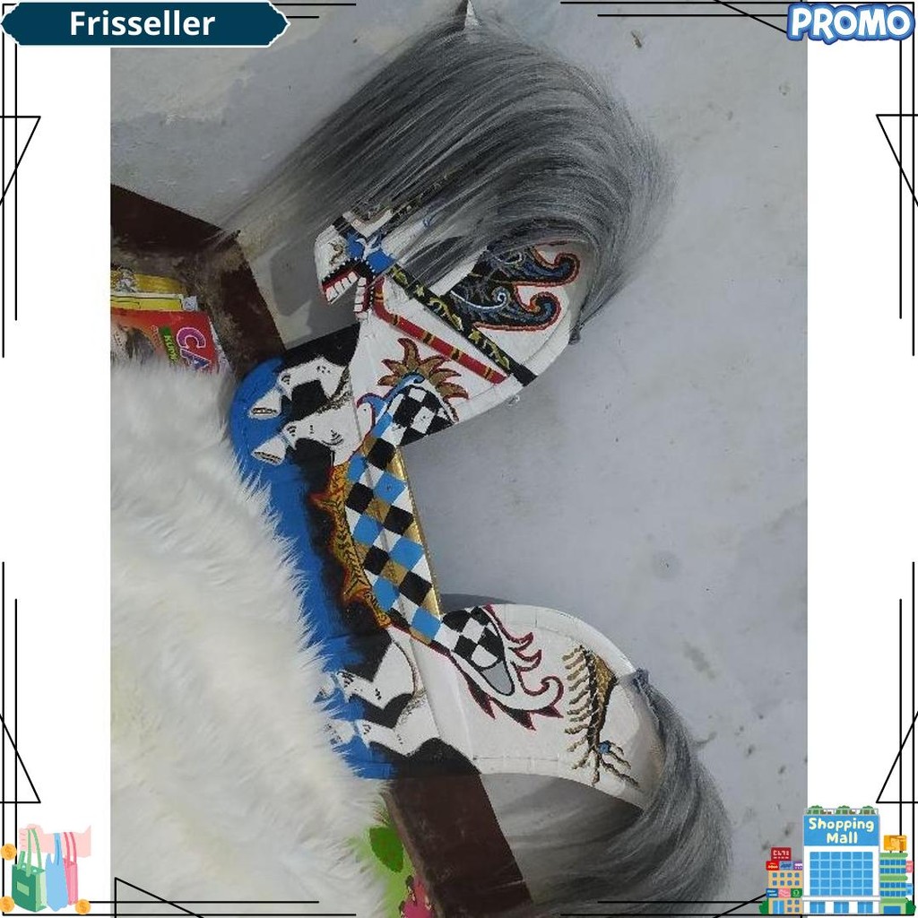 Sepasang Rambut Jaran Sintetis Model Suri JR -49