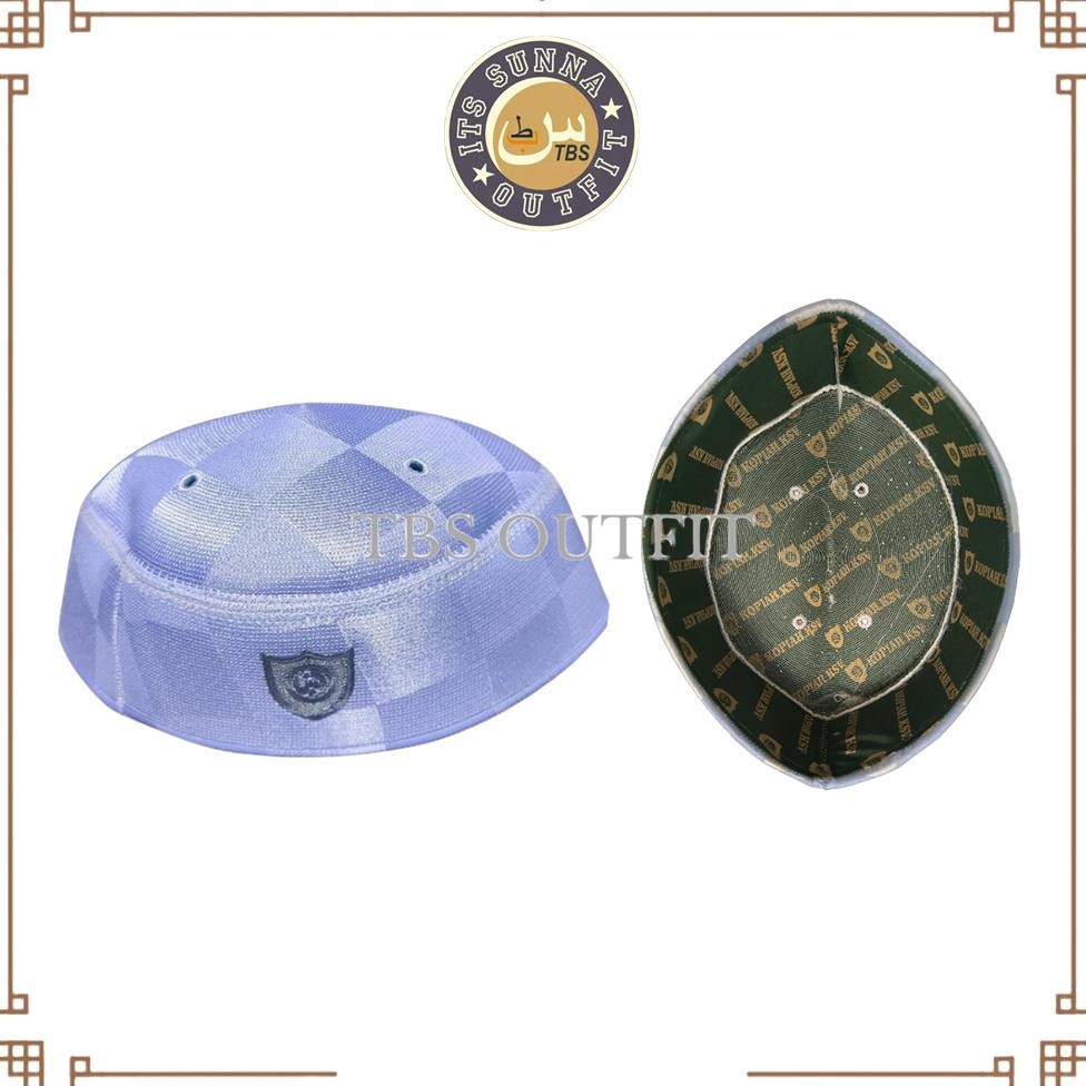 Peci MALAYSIA MOTIF Catur A5, Palestina, Wajik, Kopiah Haji Pria Malaisia Putih Hitam Dewasa Anak La