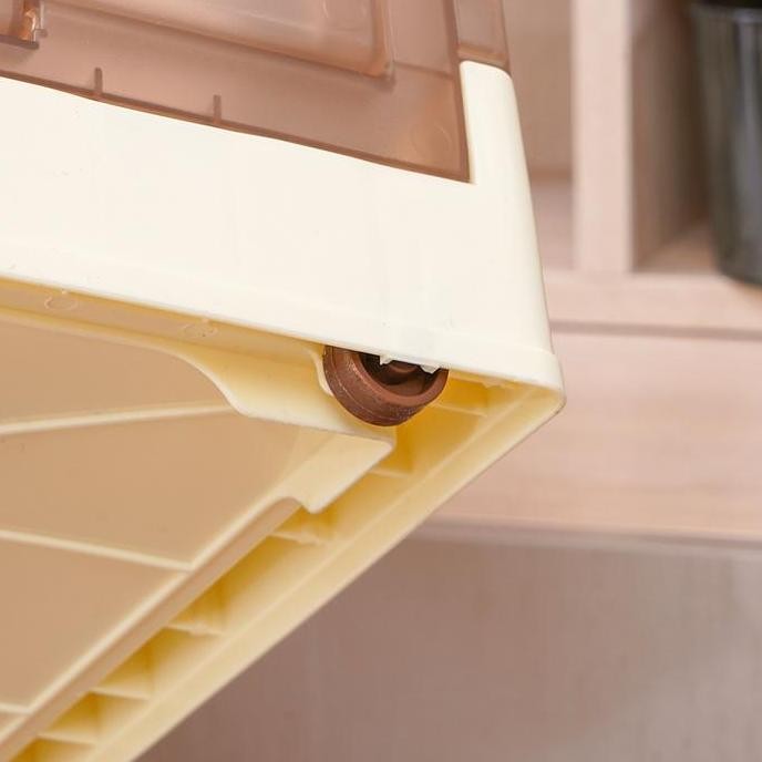 STORA 51X35X26 CM KOTAK PENYIMPANAN LIPAT - PUTIH VANILLA