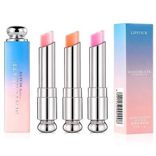 ORIGINAL (cod) MAYCREATE LIPSTICK KOREA WATERPROOF ORIGINAL COLOR