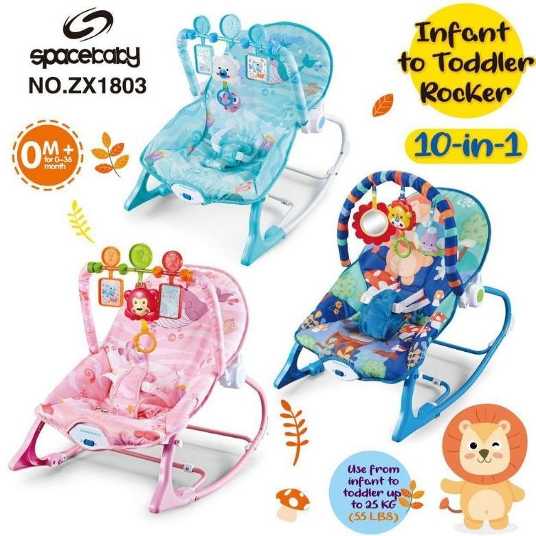 Bouncer Bayi Space Baby 10in1 Rocker ZX 1803 Space Baby SB 8630 mainan bayi