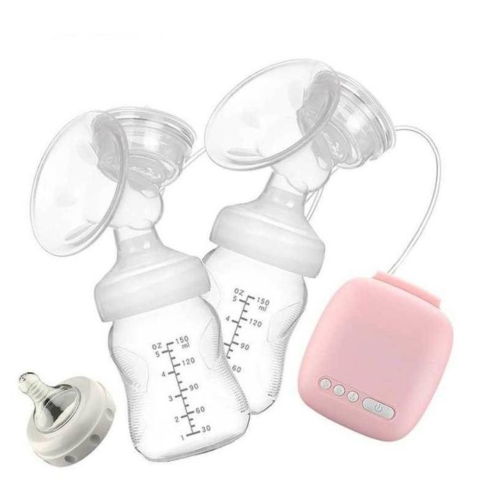 Promo E912 Alat Penyedot Susu Asi/Ibu Mesin Sedot Elektrik Dua Botol Pnyedot Cod