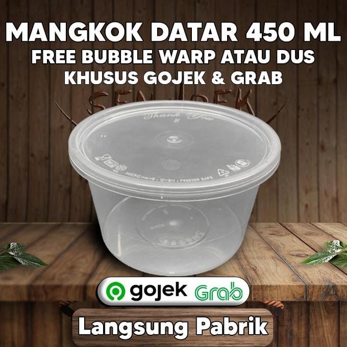 Thinwall Mangkok Mangkuk Plastik 450 ml / Thinwall Bowl 450 ml