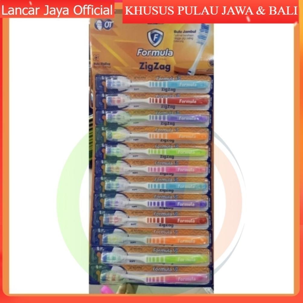 Promo [Grosir] Sikat Gigi Formula | Sikat Gigi Formula Zig Zag 1 Lusin Isi 12 Promo