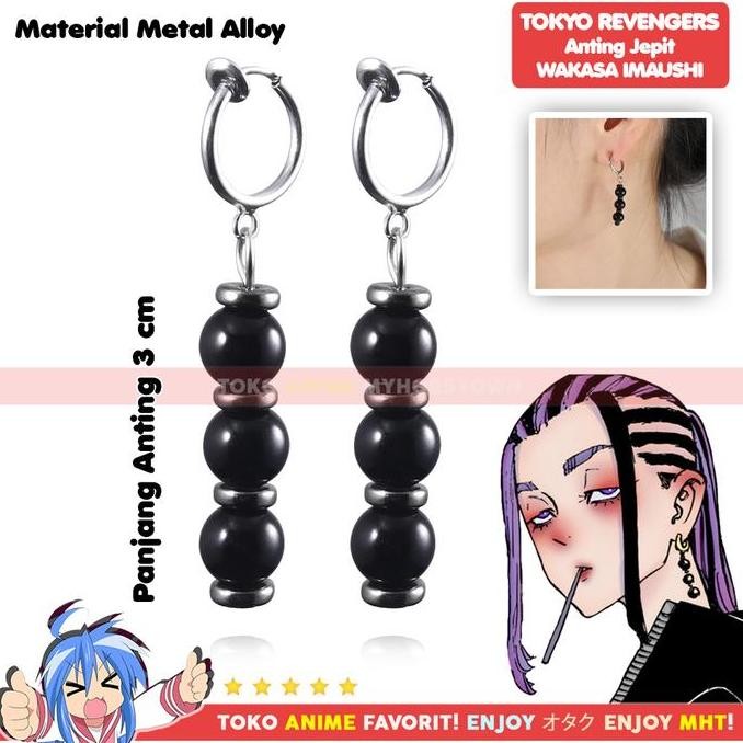 Anting Tokyo Revengers Wakasa Imaushi Cosplay Brahman