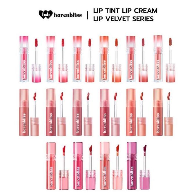BARENBLISS - LIP TINT LIP CREAM LIP VELVET