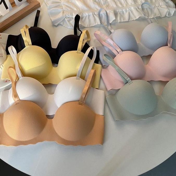 Celyne Summer Bra Push Up Model Half Cup Wanita Light Bra Comfort Simple BH Wanita 9055 Busa Tebal M