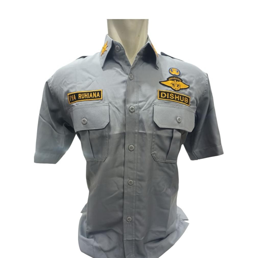 KEMEJA DISHUB ABU ABU /KEMEJA PDL DISHUB/SERAGAM DISHUB