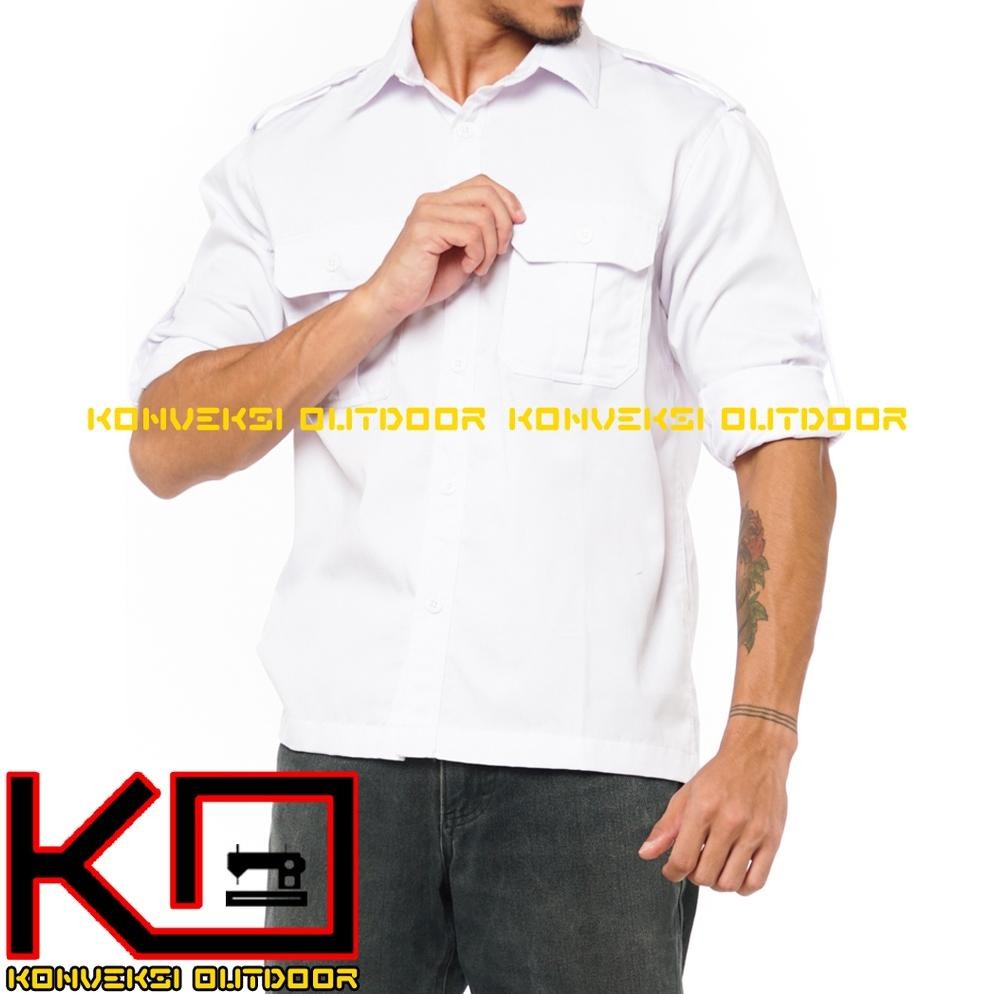 BAJU KEMEJA PDL LAPANGAN OUTDOOR INDOOR PRIA LENGAN PANJANG - Seragam Kerja Kantor Group Kemeja Lapa