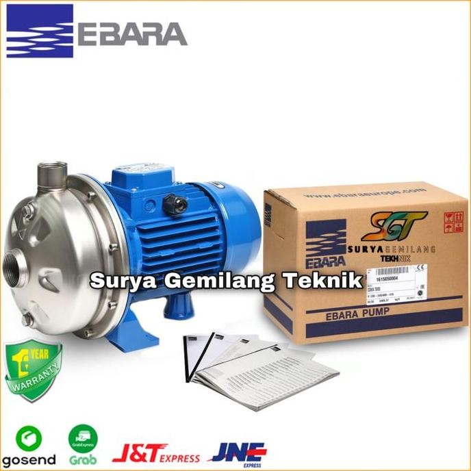 JHONCIE- Pompa Booster Stainlees Ebara CDX 70/05 380V Sentrifugal Ebara CDX