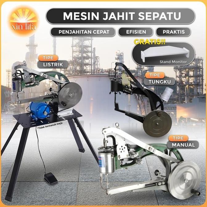 JHONCIE- Mesin Jahit manual reparasi sepatu alat jahit manual