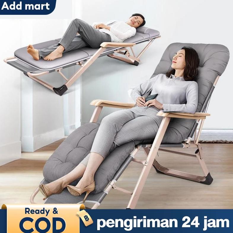 BELERAINTE- Kursi Malas Kursi Santai Ranjang Kursi Tidur Tempat Tidur Lipat Kursi Lipat Kantor Kasur