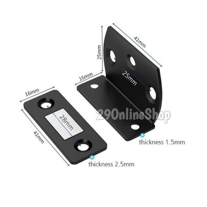 Promo Magnet L Kunci Tempel Pintu Kulkas Lemari Baju Laci Rak Jendela Geser Door Closer Stoper Penga
