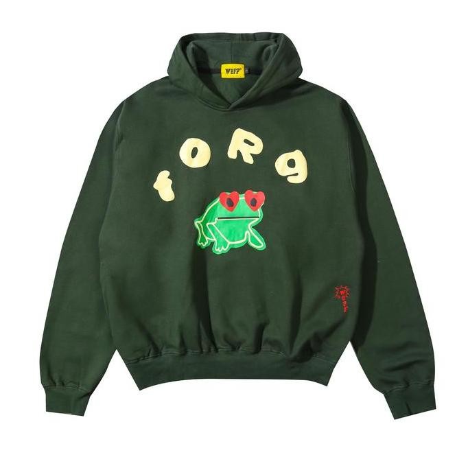 WBFP - Green Typo Frog Hoodie