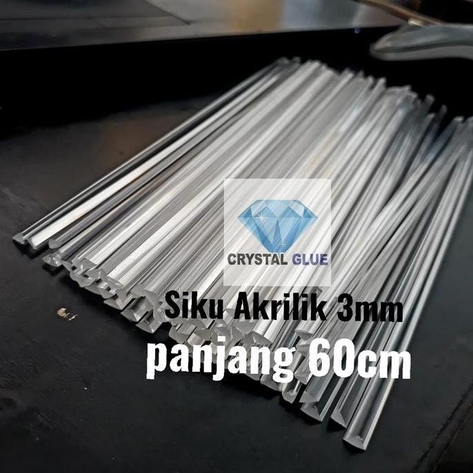 Promo Siku Akrilik 3Mm, Siku Penguat Sambungan 3Mm Cod