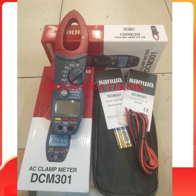 KAORU- Sanwa Tang Ampere clamp meter type DCM-301 / 1000 A Sanwa Original
