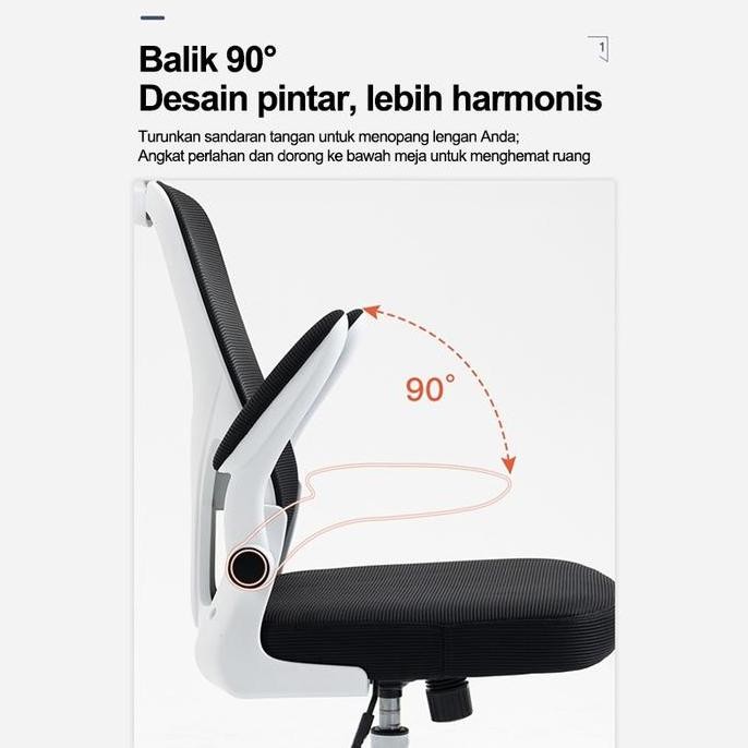 WONDERWEISS- Kursi Kantor Minimalis Korean Style / Kursi Kerja / Kursi Belajar / Kursi Minimalis / K