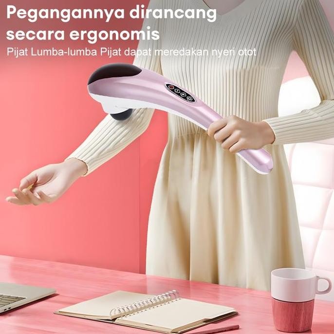 KYOKOTSU- Alat pijat lumba-lumba, alat pijat elektrik untuk bahu dan leher, alat pijat getaran gengg