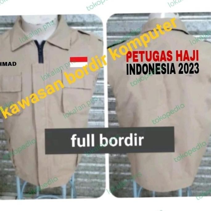 TERBARU Terbaru rompi petugas haji vest petugas haji seragam petugas haji cust BISA GRAB