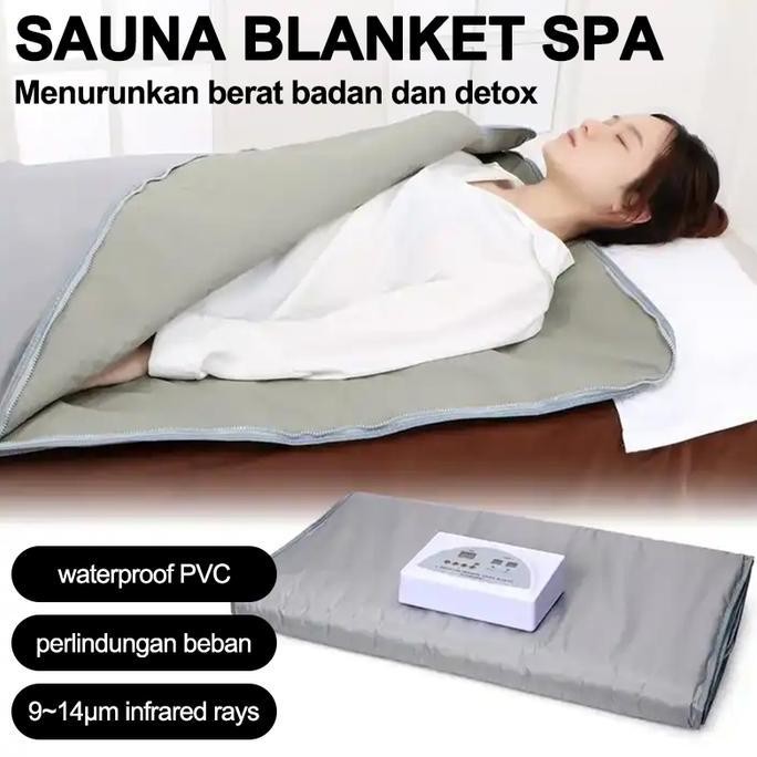WONDERWEISS- Alat Sauna Room / Sauna blanket 550w / Slimming body selimut