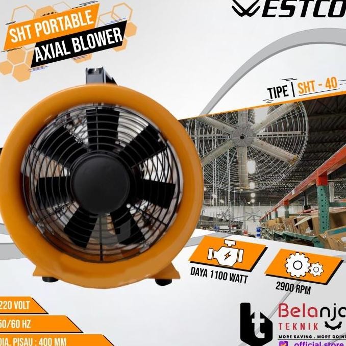 IKKAKU- Westco CTF Portable Axial Blower Portabel Ventilator CTF 40 16 Inch