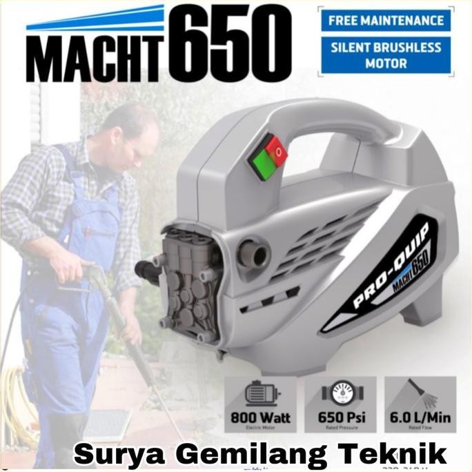 CROWHEX- Macht 650 Jet High Pressure Cleaner Pump Washer Steam Cuci Mobil