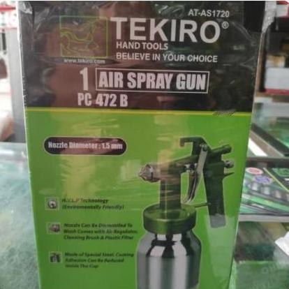 Promo Tekiro Paint Spray Gun Pc 472 B Hvlp / Alat Semprot Cat Tabung Bawah Cod