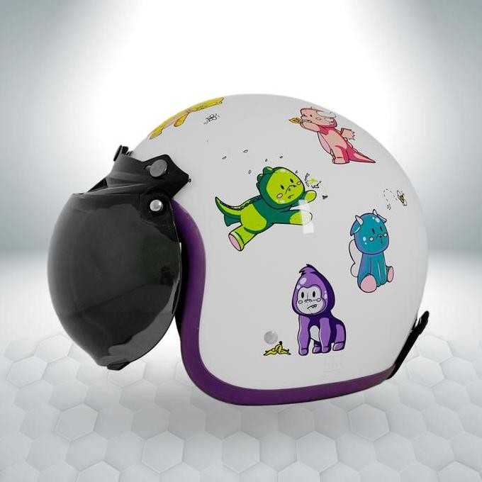 COD Helm Anak - Helm Retro Bogo Marzano Kids Series #01